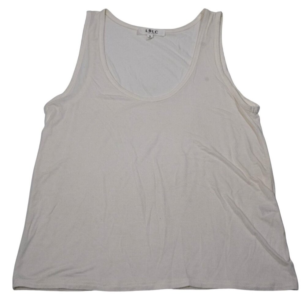 LBLC The Label Brittany Tank in White